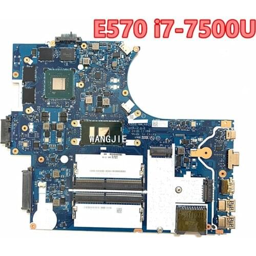 For Lenovo ThinkPad E570 E570C laptop motherboard FRU:01HW730 CE570 NM-A831 SR341 I7-7500U DDR4 GTX950M GPU