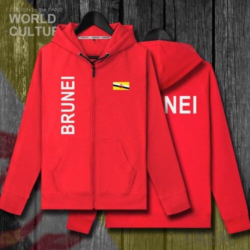 Nation of Brunei BRN Bruneian mens fleeces hoodies winter jacket men jackets and coats casual nation country tracksuit clothes