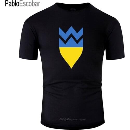 Customized Anti-Wrinkle Ukraine Coat Of Arms Flag Mens T-Shirt Women O-Neck Men Tshirt Clothes Short-Sleeve Tee Tops