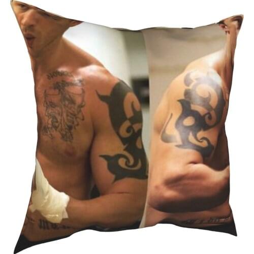 Warrior Tom hardy decorative cushion cover figure cushion cover 45 cm linen pillow residential culture