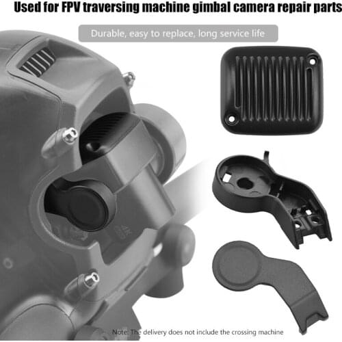 Suitable For Dji Fpv Combo Gimbal Camera Auxiliary Shaft Arm Cover/Rear Cover/Damping Plate Bracket Repair Parts Replacement