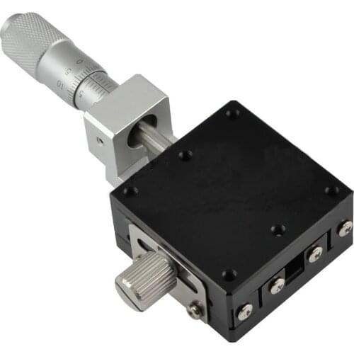 LGX40-C X Axis Trimming Platform Manual Linear Stages Bearing Tuning Sliding Table 40*40mm