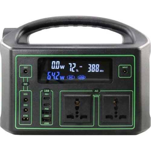 Portable power station electronics 2020 portable battery charger 220V ac output solar charging 100W 93600mah 100000mAh