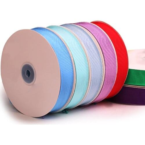 PPCrafts 3-100mm Hot Sale Solid Color Grosgrain Ribbon Diy Festival Decoration Gift Packing Sewing Supplies BBXW-023d