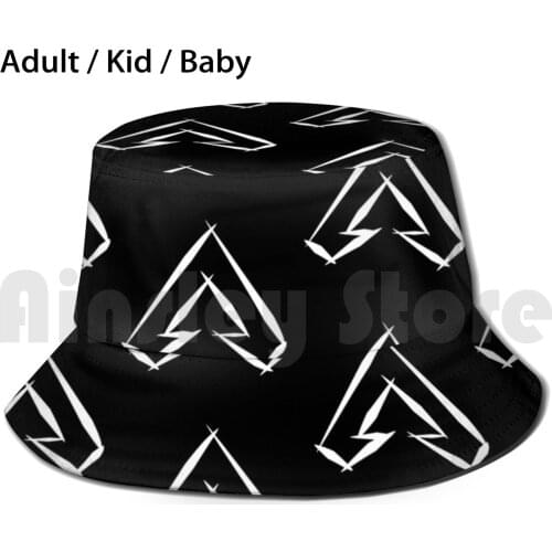 Apex Logo ( White ) Sun Hat Foldable UV Protection Legends Bangalore Bloodhound Caustic Crypto Gibraltar Lifeline