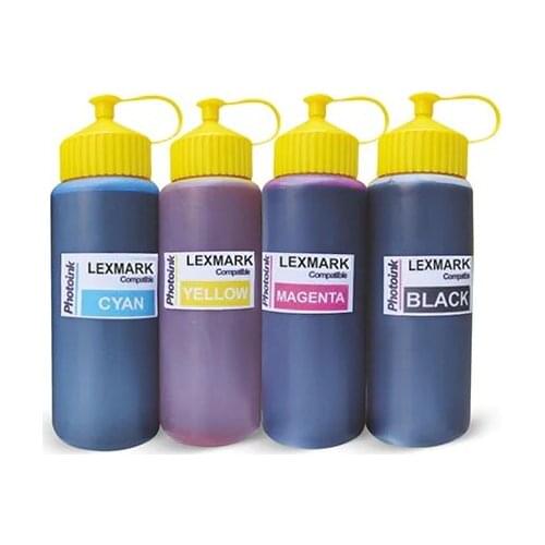 Compatible for Lexmark Printers 4 Color 500 ml Ink Set (PHOTO 86515485