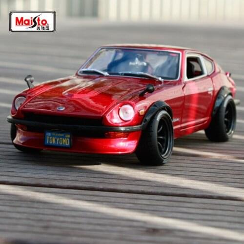 Maisto 1:18 1971 Nissan Datsun 240Z Devils edition Red Sports Car Diecast Model Car Toy New In Box Free Shipping NEW ARRIVAL
