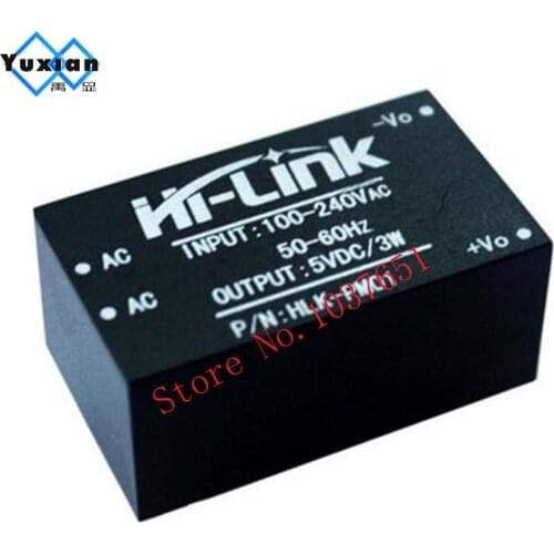 HLK-PM01 AC-DC 220V to 5V mini power supply module intelligent household switch power module UL/CE 10PCS