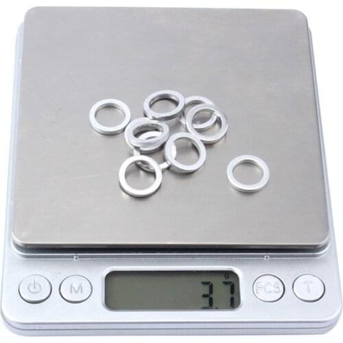 10pcs Bike Chainwheel Screw Chainring Washer Gasket Accessories 2mm