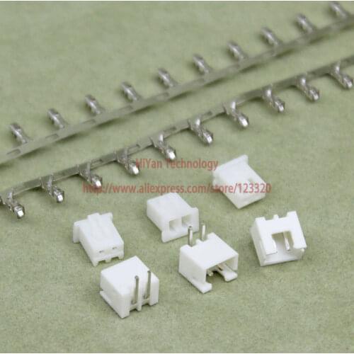 100sets/lot) connector XH2.54 2Pin 90degrees Pitch:2.54MM 0.1inch 2AW Pin Header + Terminal + Housing XH2.54-2P