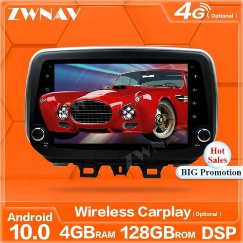 128GB Carplay Android 10.0 Screen Multimedia Player For Hyundai Tucson 2018 2019 2020 GPS Navi Auto Audio Radio Stereo Head Unit