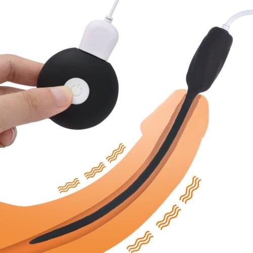20 Mode Vibrating Rechargeable Urethral Catheter for Men Sex Penis Chastity Catheter Urethra Sounds Penis Plug Adult Sex Toys