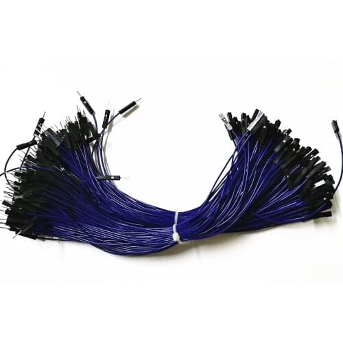 200PCS 1p 20cm BLUE Female to Male jumper Wire Dupont cable Connection used for circuit experiment