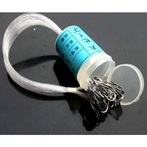 50pcs Roll Feeder Fishhook Carp Fly Tackle Peche Fish Worm Jig Carbon Steel Fishing Hook Lead Head Line Tied Bait Fishing Tools