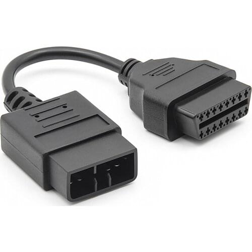 For Subaru 9 Pin Cable OBD1 to OBD2 16 Pin Lead Diagnostic Interface Cable 9 Pin OBDII Extension Cord Lead OBD 2