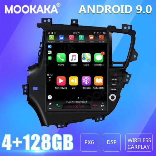 For Kia K5 Optima 2010-2015 Car Radio Screen GPS Navigation 128GB Android CARPLAY Multimedia Player Audio