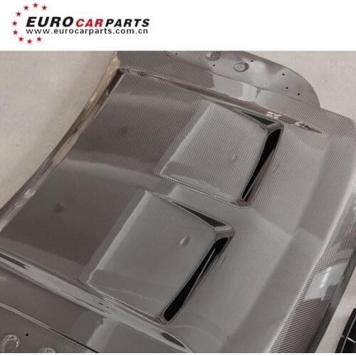 Carbon Fiber Automobiles Facelift Exterior Body Parts For RR Car Hood Engine Scoop Bonnet Cover