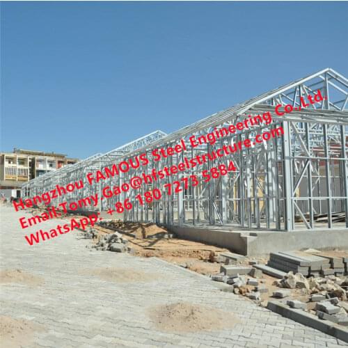 CE certificate ISO 9001 metal buildings structural steel fabrication