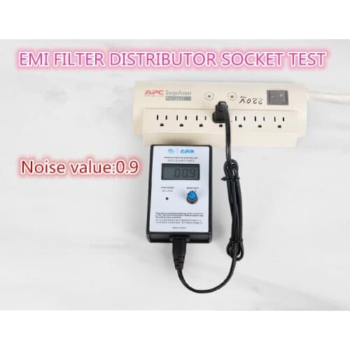 2020 OLED Display Mains Noise Tester EMI Measuring Instrument Broadband AC Power Supply Ripple Analyzer line EMI meter