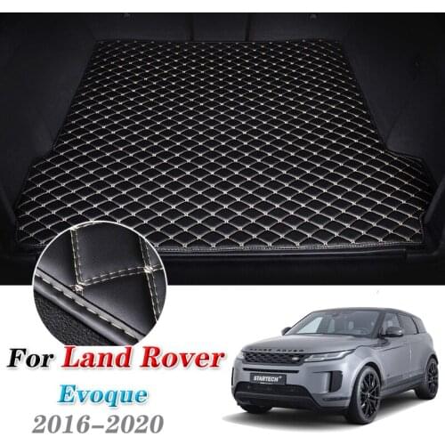 The Trunk Cargo Leather Liner Car Trunk Mat Cargo Compartment Floor Carpet Mud Kick For Land Rover Range Rover Evoque 2016-2020