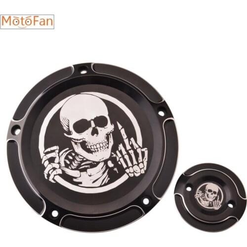 Motorcycle Timing Cover Engine Derby Timer For Harley Touring Electra Road King Glide FLTRX 2016-2019