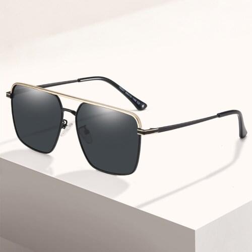 New Men Sunglasses Vintage Aluminum Polarized Classic Brand Sun Glasses Gradient Lens Driving Eyewear For Men/Women Dropshipping