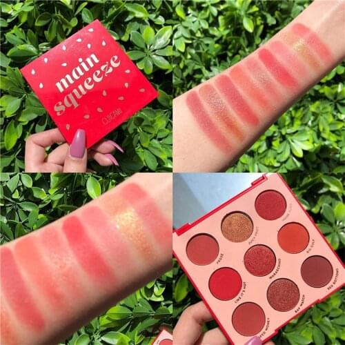 New Arrival Charming Eyeshadow Palette 9 Color Make up Palette Matte Shimmer Pigmented Eye Shadow Powder Beauty