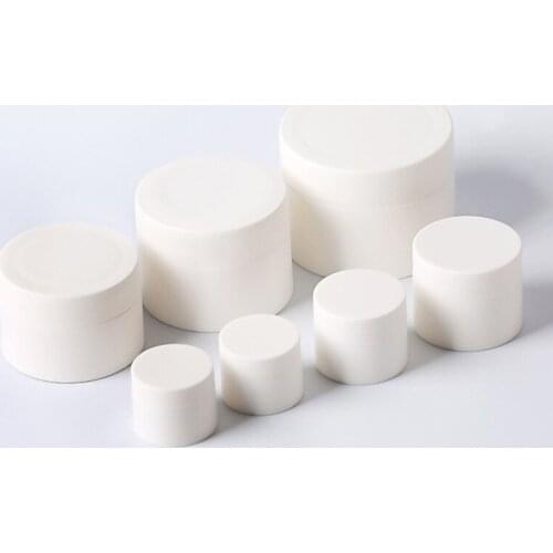 20Pcs 3/5/10/15/30g Empty Makeup Jar Pot Plastic Pot Travel Face Cream Lotion Cosmetic Container Travel Refillable Sample Bottle