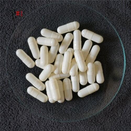 1# 200pcs/lot Cosmetic Empty Gelatin Capsules Size 1 DIY Hollow Gelatin Capsules ,1 Size Refillable joined or Separated Capsules