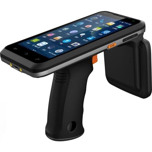 Android 6.0 Barcode scanner Handheld UHF RFID Reader Mobile Data Collector Terminal 1D 2D Barcode Scanner With 3G RAM 32G ROM