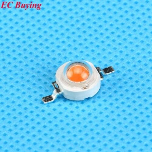 50 pcs/lot 3W Full Spectrum Light for Plant Wavelength of 400-840nm Integrated High Power LED lamp Beads Plant Lamp Chip