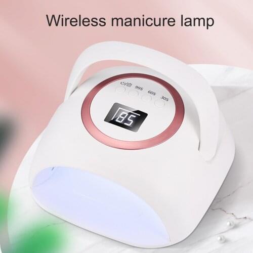 72W Nail LED Lamp Quick Drying Smart Sensor Manicure Portable Handle UV LED Lamp Nail Dryer Timed Manicure Phototherapy Machine