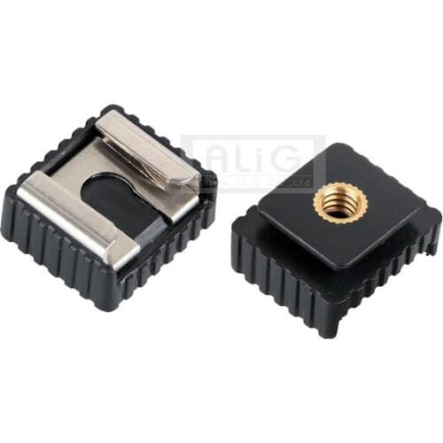 10PCS 1/4 Screw Tripod / Flash Stand Mount to Camera Flash Hot Shoe Adapter Holder