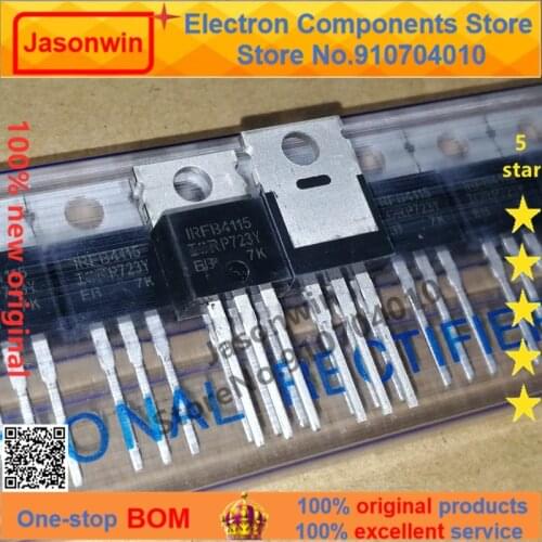 100% nuevo 50 unids/lote original MOSFET IRFB4115PBF 150V104A IRFB4115 TO-220 Transistor