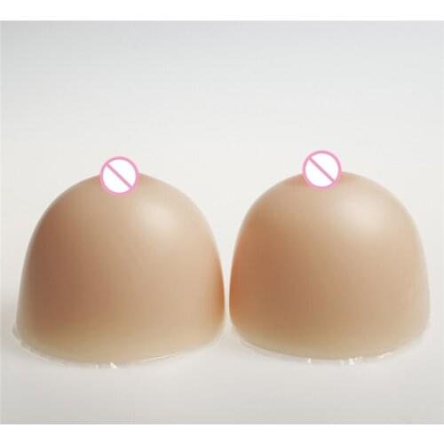 2800g/pair Classic Round Silicone Boobs Breast Forms 46E/48DD/50D Drag Queen Shemale Transgender Fake Breast Enhancer