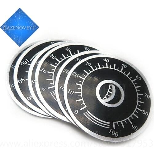 5pcs/lot 0-100 WTH118 potentiometer knob scale digital scale can be equipped with WX112 TOPVR In Stock