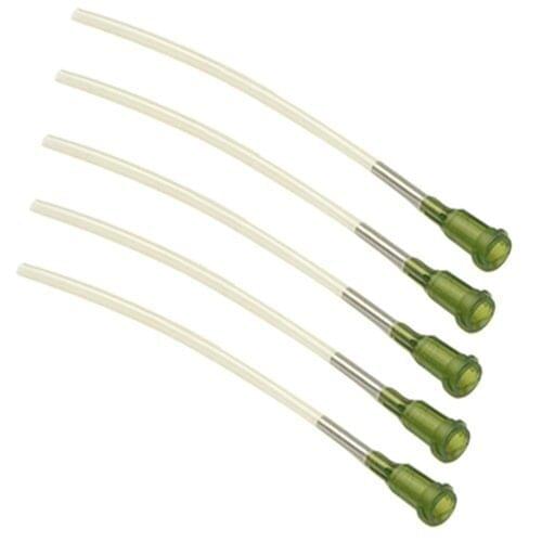 5 Pack - Little Bird Oral Gavage Needle (Outer Diameter= 3mm) 3.5inch(90mm) Long Silicone Soft Tube (without syringe)