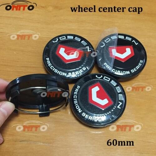 Car Accessories 4pcs/lot 56mm 60mm Car Wheel Center Caps Badge cover Auto Car Wheel Hub Caps car styling for vossen logo