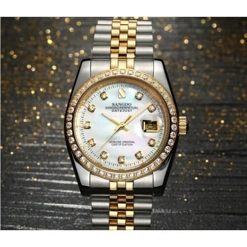 37mm Sangdo Business watch Automatic Self-Wind movement High quality Mechanical watches Mens watch 013A