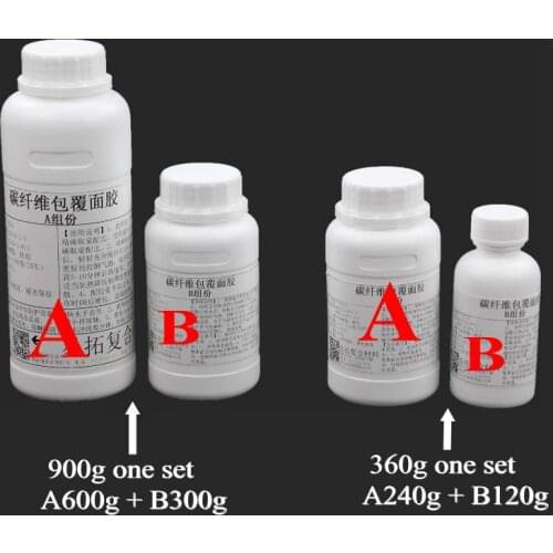 Resin Epoxy Hardener E51 2:1 AB Glue High gloss easy to penetrate Forhandmade DIY Carbon fiber surface impregnating Glue