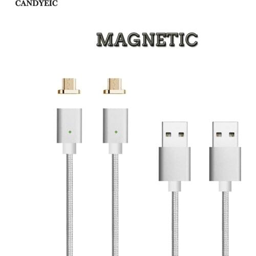 CANDYEIC Micro USB 2.0 Android Magnetic Cable For Redmi 6A 7A Note 4X Note 6Pro Redmi 5Plug S2 Redmi 4A Charging Magnetic Cable
