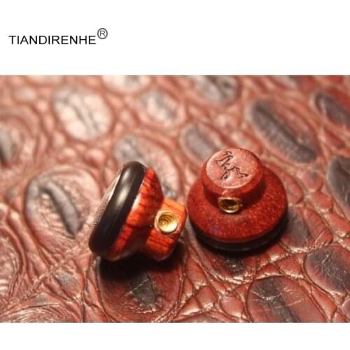 MMCX Jack DIY SE215 Earphone Ancient Chinese Red Sandalwood Wood Handmade for Shure SE535 In-ear Earphones Bass HIFI Headset