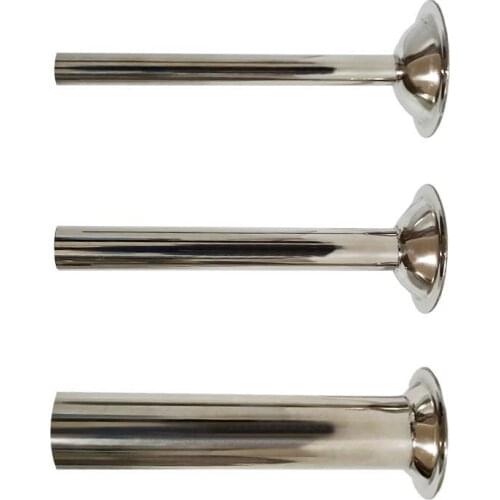 5.7cm Base Sausage Tube Stuffer Funnels Diameter 1.2cm 1.9cm 3.2cm Outlets Sausage Casings Meat Stuffers Accessories 3pc