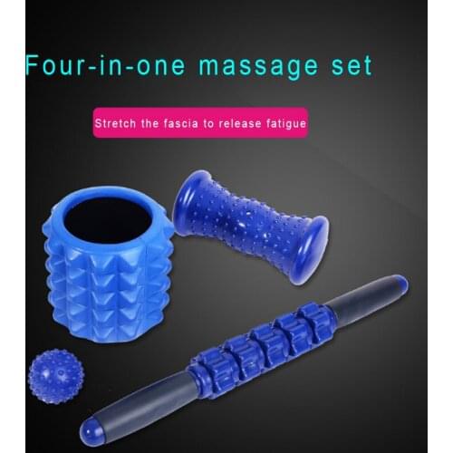 Foam shaft muscle relaxation mace massage roller yoga column lean leg fitness bar nirvana bar beginner floating-point bar