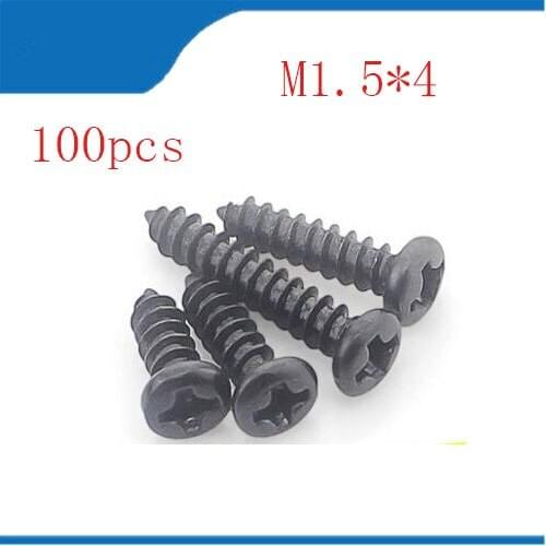 3200PCS M1.8 x 6mm Phillips Round Head Screw Self Tapping Bolt free shipping