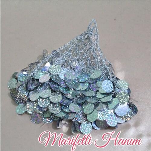 Silver Sequins Gold Sequins with Gelin Halay Mendili for Bride and Bridesmaids Henna and Wedding Dance Scarf Tanztücher