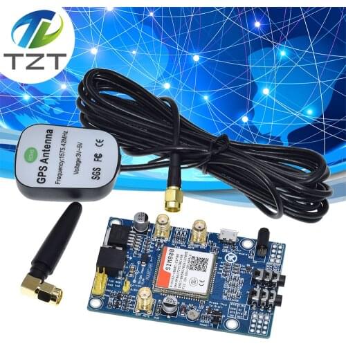 SIM808 instead of SIM908 module GSM GPRS GPS Development Board IPX SMA with GPS Antenna available for Raspberry Pi for Arduino