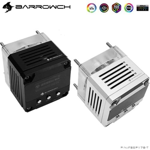 BARROWCH 17W Intelligent Strong Power Pump Core Waterway Board Professional Used DDC Pump Water Tank Combo RGB Pump,FBSP17B-T