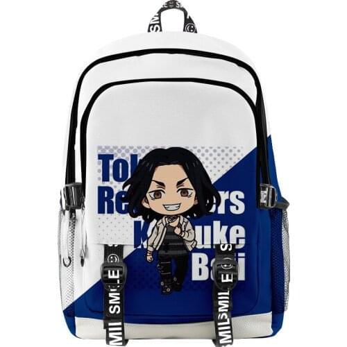 Anime Tokyo Revengers Boys Girls Backpack Primary Middle School Students Schoolbag Men Backpack Women Waterproof Oxford Backpack