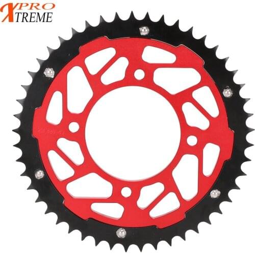 Motorcycle Rear Chain Sprocket 49T For HONDA CRF125F CRF 125F FB 2014-2021 CRF100F CRF 100F 2004-2013 XR100R XR 100R 1985-2003